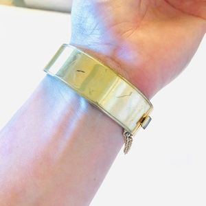 Coach Jewelry - Coach Hinged Gold Bangle Bracelet Coach Jewelry - Coach Hinged Gold Bangle Bracelet